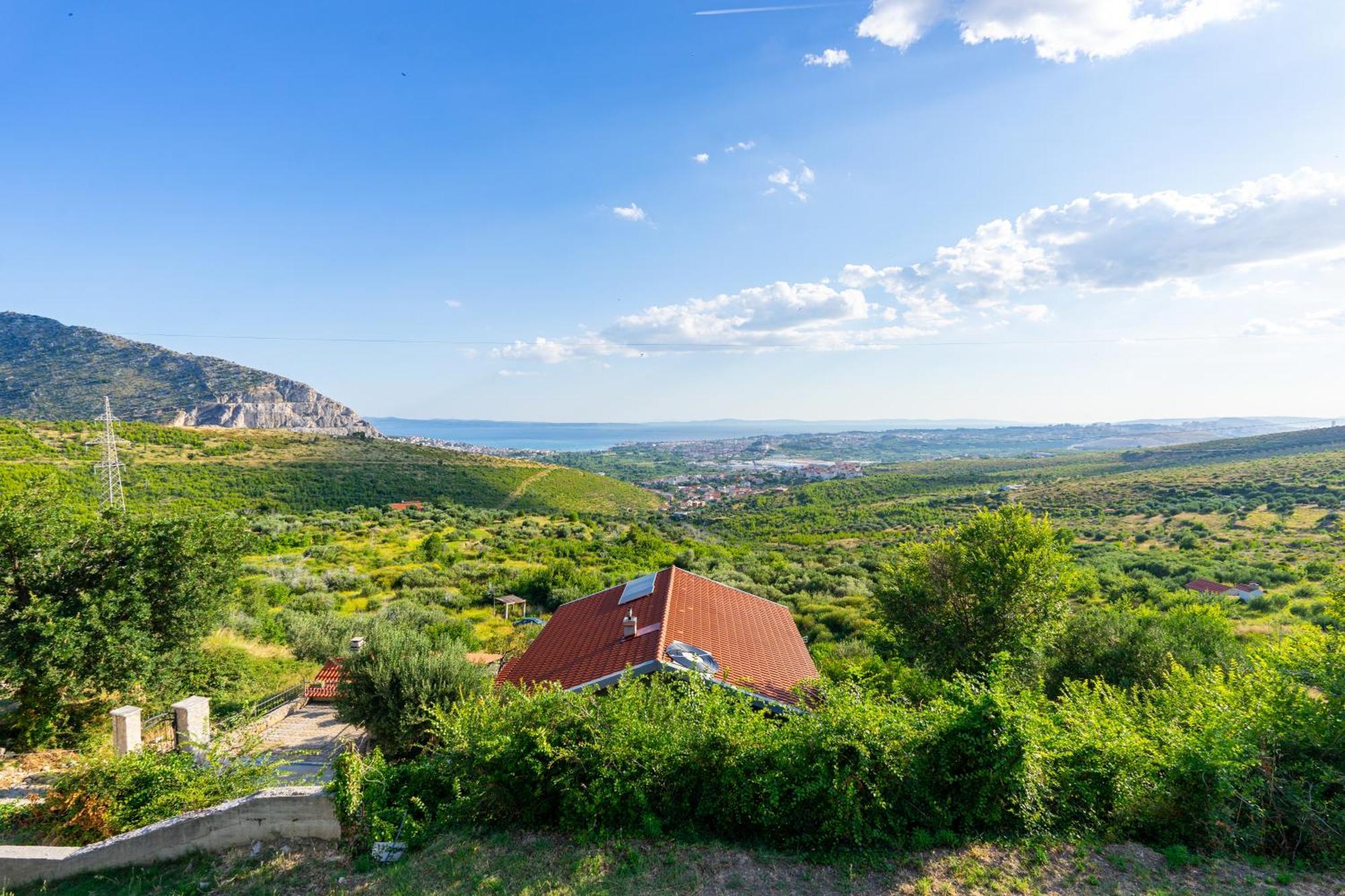 Olive Garden House In Zrnovnica With A View & Bbq Villa Exteriör bild