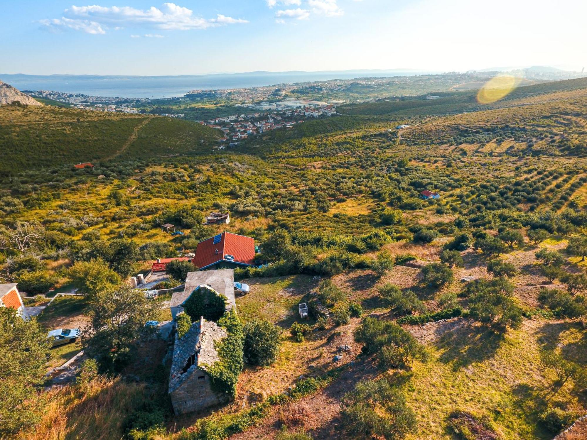 Olive Garden House In Zrnovnica With A View & Bbq Villa Exteriör bild